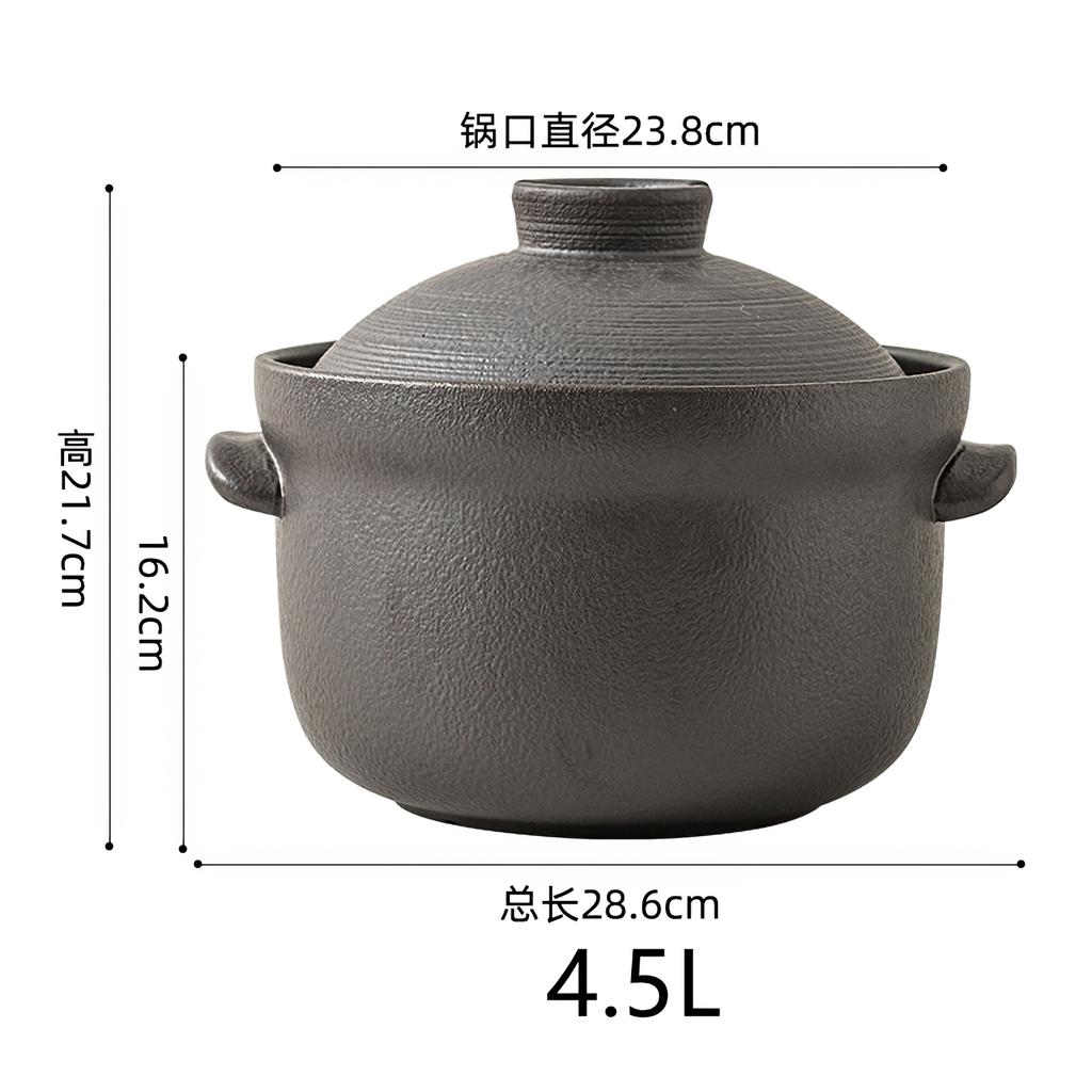Ceramic Pot Cooking Japanese Style Clay Casserole  Kitchen Cookware Stew Pot Big Soup Pan Cooking Saucepan Korean Cookware