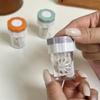 Portable Contact Lens Soaking Cases Leak Proof Lids Removable Filter Baskets For Home Work Travel Daily Use