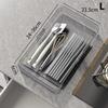 Divided Drawer Tray Transparent Drawer Storage Bin Multifunctional Divider Box
