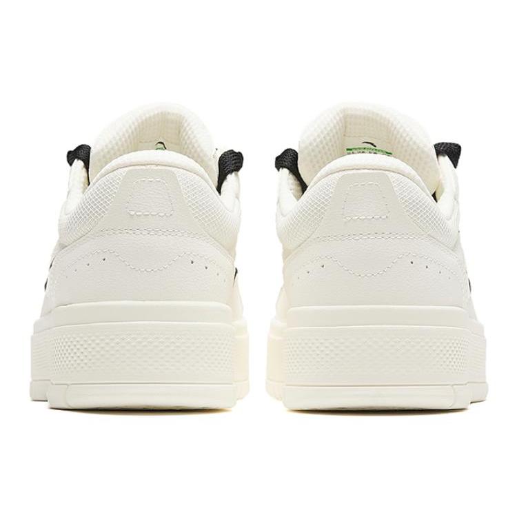 Anta Light Breeze Breathable And Slip Resistant Low top Skateboard Shoes Women's White Black 922418065-2