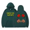 Oversized Hip Hop Hoodie Couples Street Style Printed Sweatshirt Casual Wear