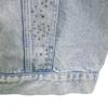 LORRAINE WARDY 80s 90s Made In USA Old Bijoux Denim Jacket S Jeans Women Used