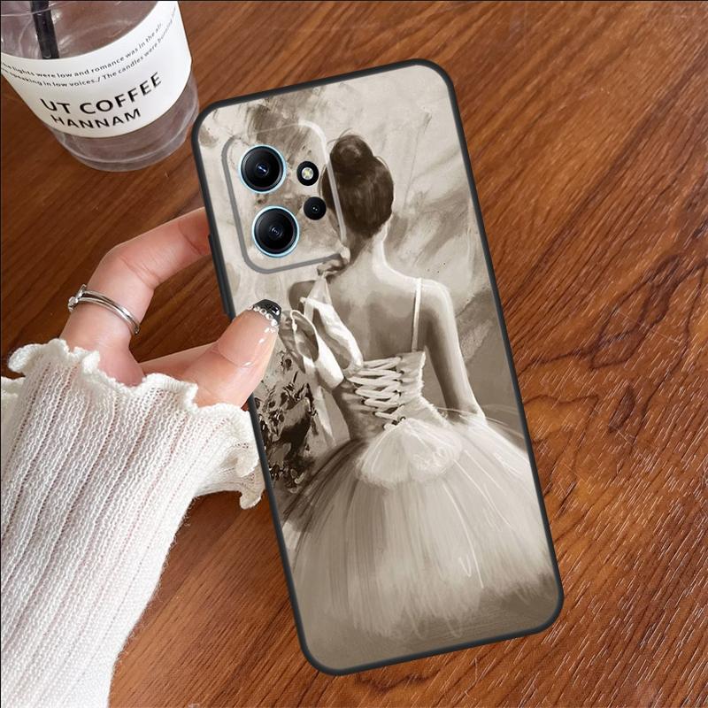 Ballet Ballerina Dancer Case For Xiaomi Redmi 13C 14C 10C 12C Redmi Note 14 12 11 9 10 13 Pro 9S 10S 11S 12S Cover
