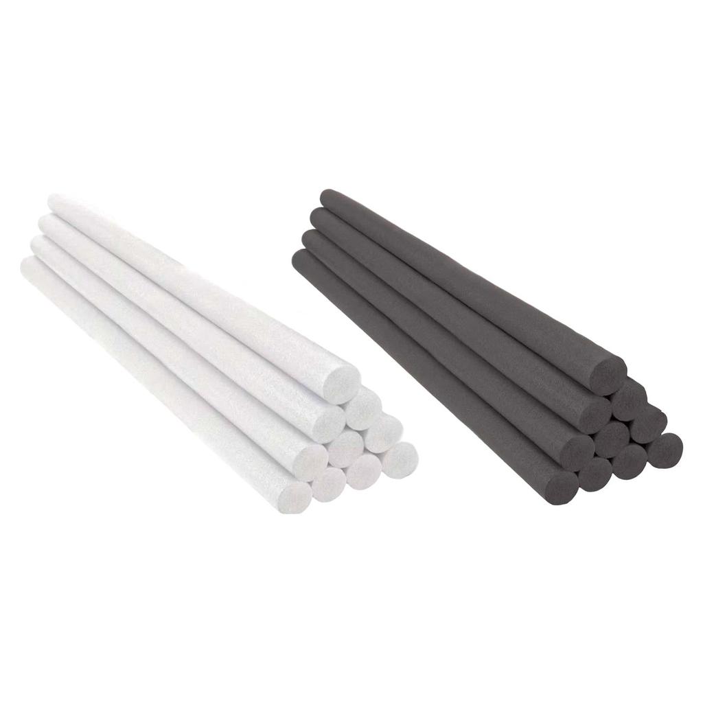 Polystyrene Foam Cylinder White Craft Foam Tube DIY Arts Supplies Modeling Craft Accessory for Wedding Party Decorations