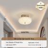 Nufeng Modern Minimalist Round Crystal Sand LED Ceiling Light