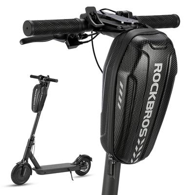 ROCKBROS Waterproof Bicycle Handlebar Bag with Large Capacity 2L To EVA Hard Waterproof Shell for Folding Mini Velo Kick and Electric Kick and Easy To