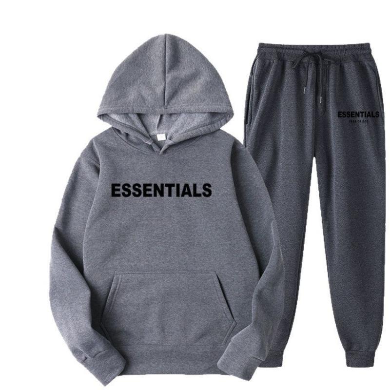 Unisex Trendy Loose Fit Hoodie & Sweatpants Set - American Style