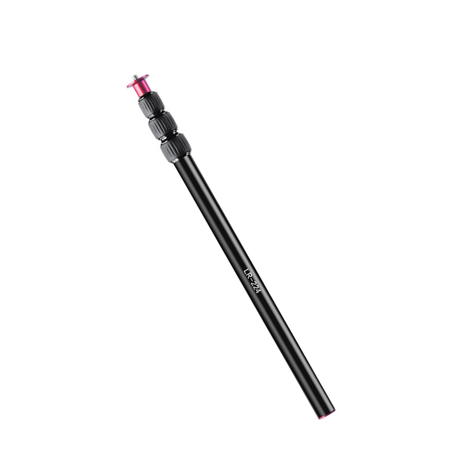 

LR 224 Tripod Extender Pole 4 Section Center Column Aluminum Alloy Telescopic Stick Rod for DSLR Camera