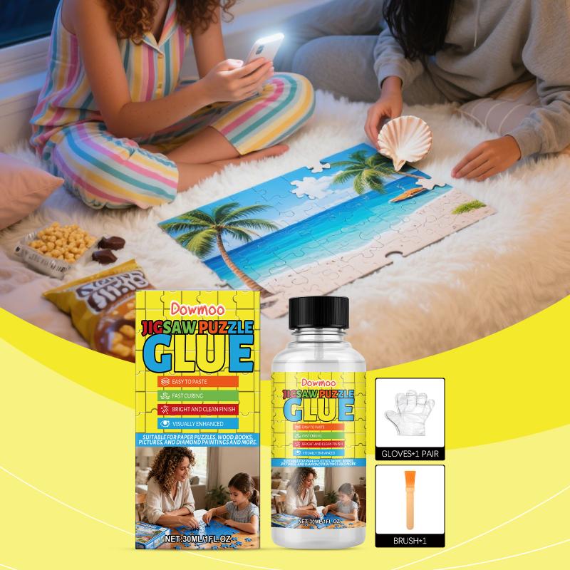 Puzzle Glue 30ml Glossy Finish Art Glue for Puzzle Sticking Puzzle Framing and Home Display