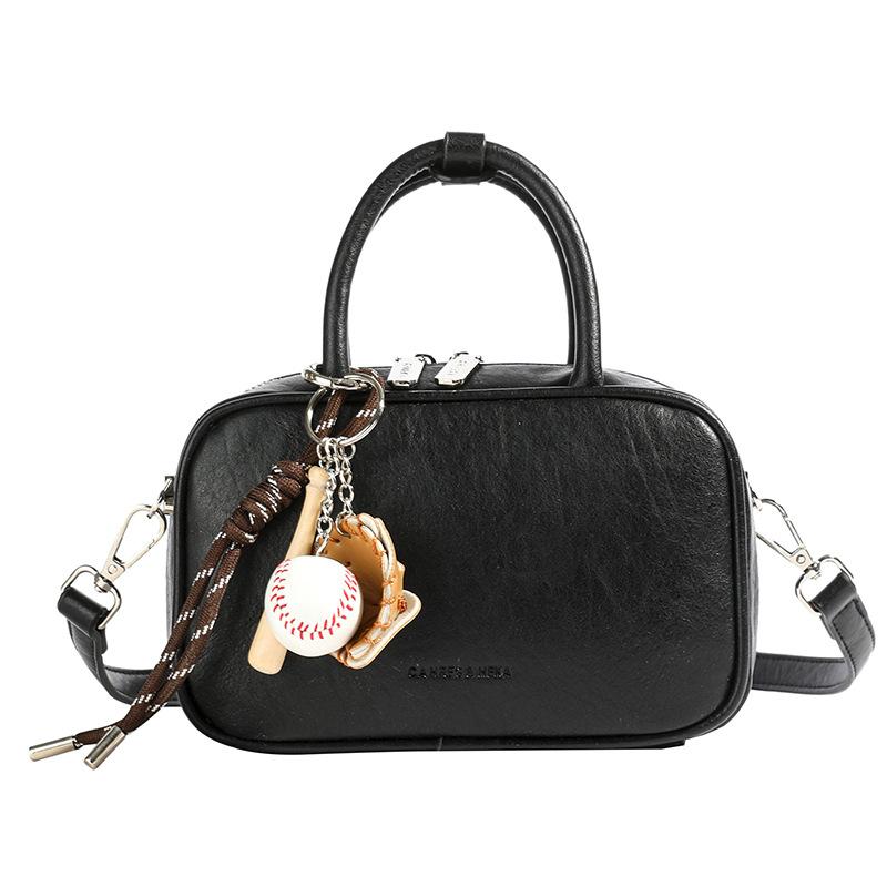 

Small Bag Women s Versatile New Fashion Casual Shoulder Messenger Bag Women s Portable Small Bag no pendant чорний