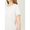 BeneTTon Flower PoinT ShorT Sleeve T shirT baTs95531