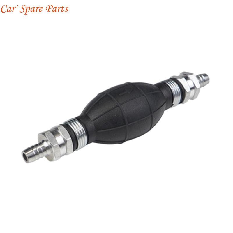 Y4UA Hand Primer Bulb Type Rubber Fuels 6mm/8mm/10mm/12mm Transfer Vacuum Fuels Line Hand Primer for Marine Boats Black