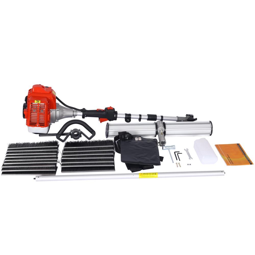 52CC Gasoline Broom Sweeper, 2-Stroke, 24x9" Brush, EPA Approved, Professional Outdoor Cleaning Tool