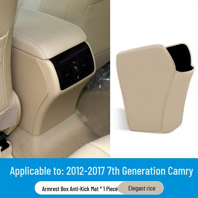 Toyota Camry 8th/9th Gen Armrest Box Kick Pad & Rear Air Vent Protector