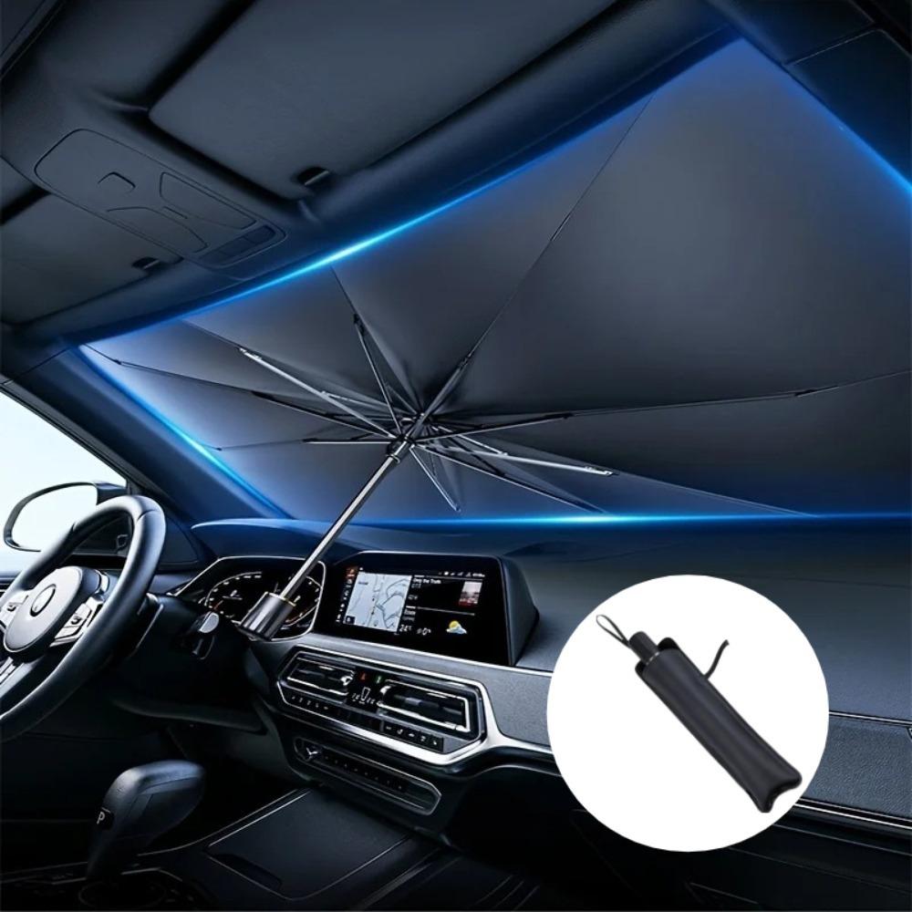 1 Pcs Foldable Car Windshield Umbrella Sunshade UV Protection Thermal Insulation Universal For Car Truck Summer Driving