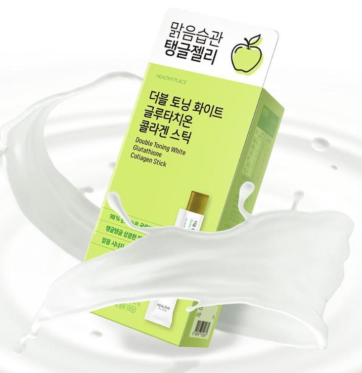 Healthy Place Dvojitě tónující bělící tyčinka s glutathionem a kolagenem (14 dní)