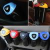 1PC Mini Car Storage Bin, Triangle Car Trash Can