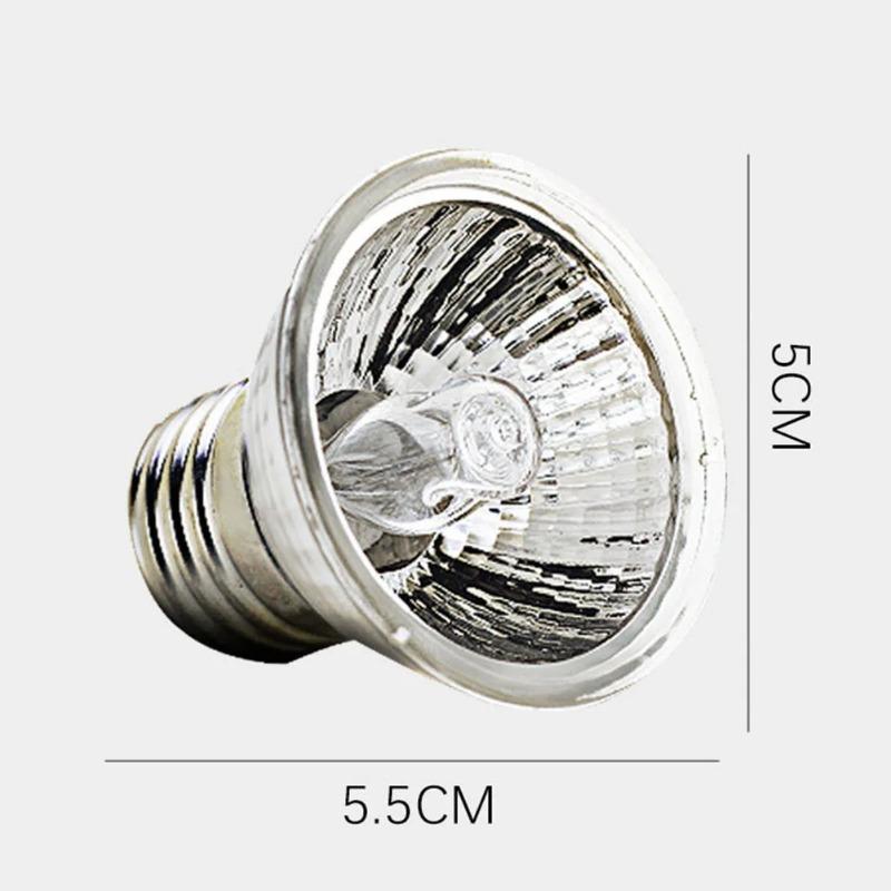 

5pcs UVA +UVB Reptile Heating Light Bulb 25/50/75W Snake Turtle Pet Full Spectrum Basking UV Light Bulbs For Amphibians 220V 25W