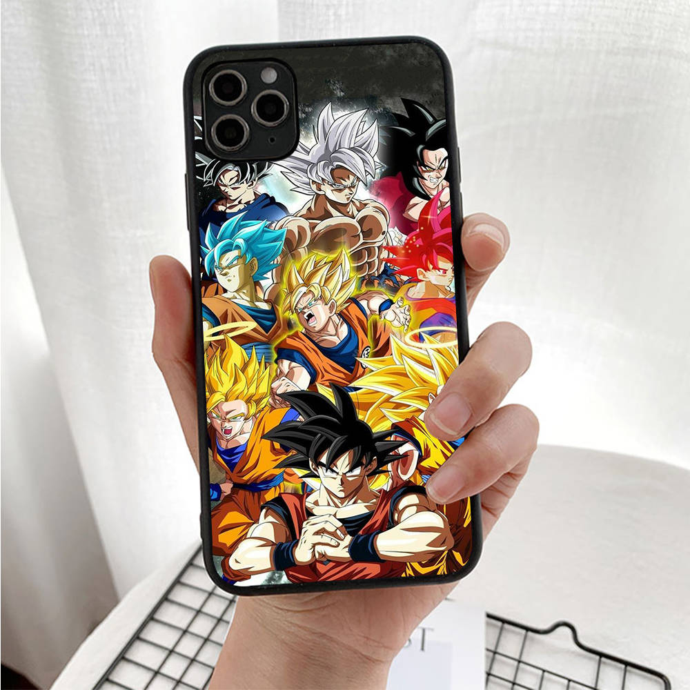 Case for OPPO Reno 8 6 5 Pro Find X3 A17 A3 A31 A38 A40 A53 A54 A55 A74 A76 A78 A77 A80 A94 A95 A96 Lite Black Sofe Cover WI55 Dragon Z Ball