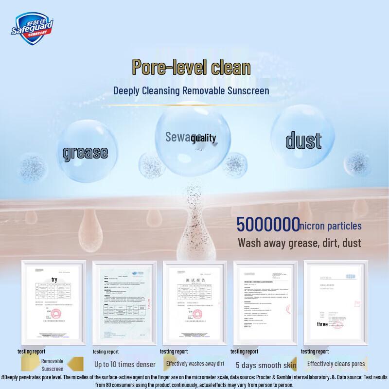 Safeguard Deep Clear Ebony Rose Bubble Shower Gel