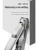 Stainless Steel Clippers with Anti-Splash Design & Multi-Purpose Phone Holder