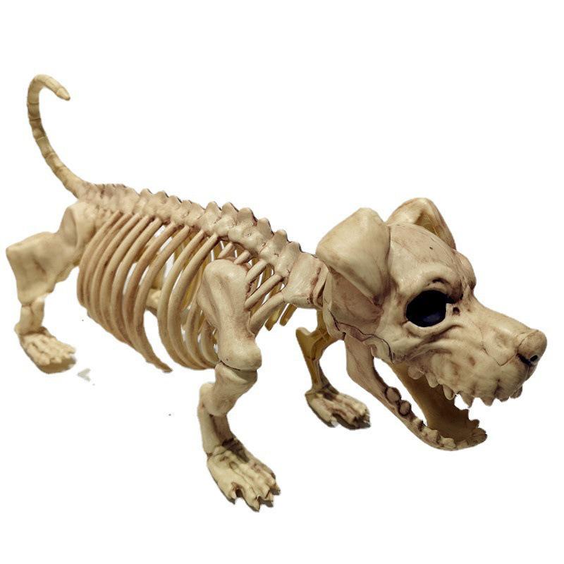 Halloween Skeleton Animal Set: Bat, Spider, Scorpion, Mouse, Snake, Toad & Haunted House Props
