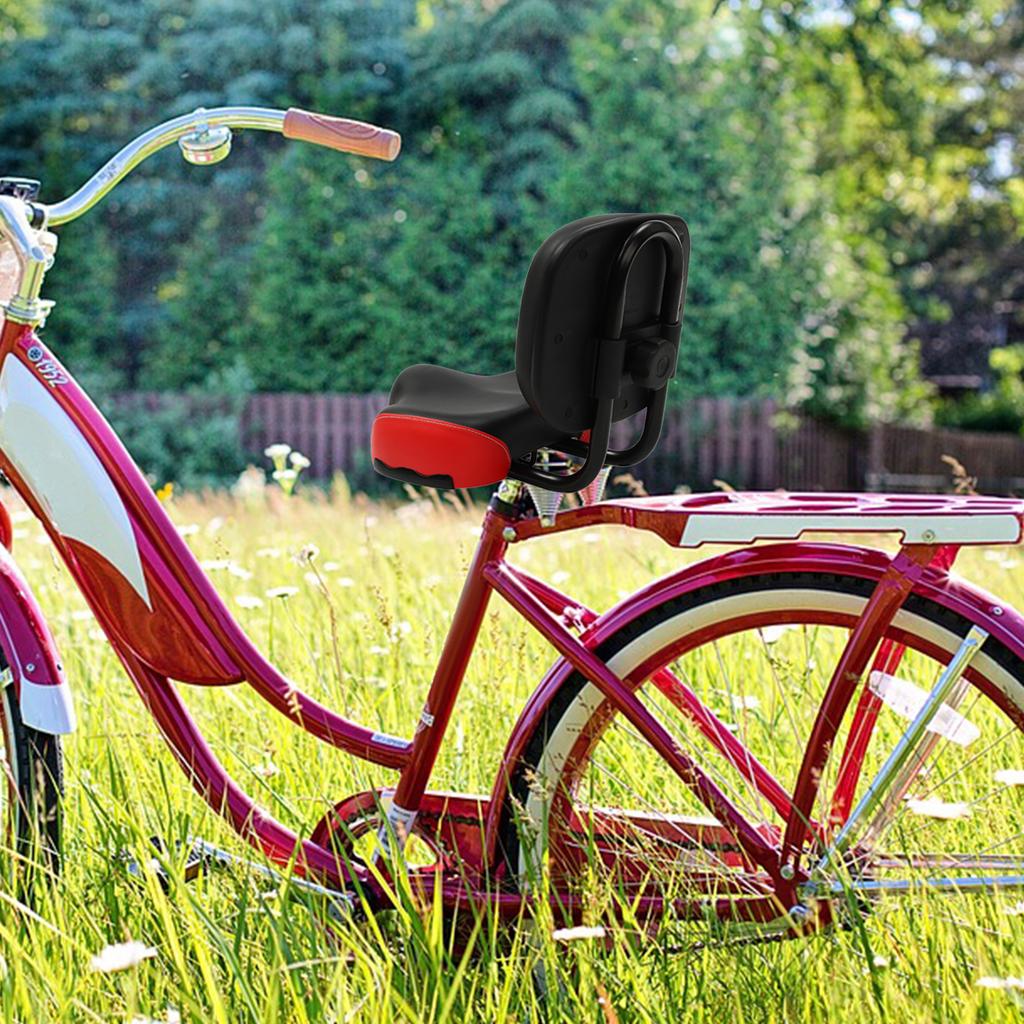 Dreiradsitz mit Rückenlehne, extra breiter & gepolsterter Fahrradsattel - Rutschfeste Basis, Universelle Passform für Erwachsenen-Dreiräder, Bequemer Fahrradsitz