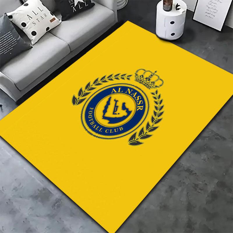 Al-Nassr FC Carpet Rug for Living Room Bedroom Home Sofa Decoration,Kids play Non-slip Floor Mat