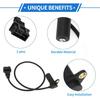 1 Pc Crankshaft Position Sensor for VW Jetta 1.9TDI 1997-1999 Sturdy Metal Plastic Black Engine Crank CKP Sensor