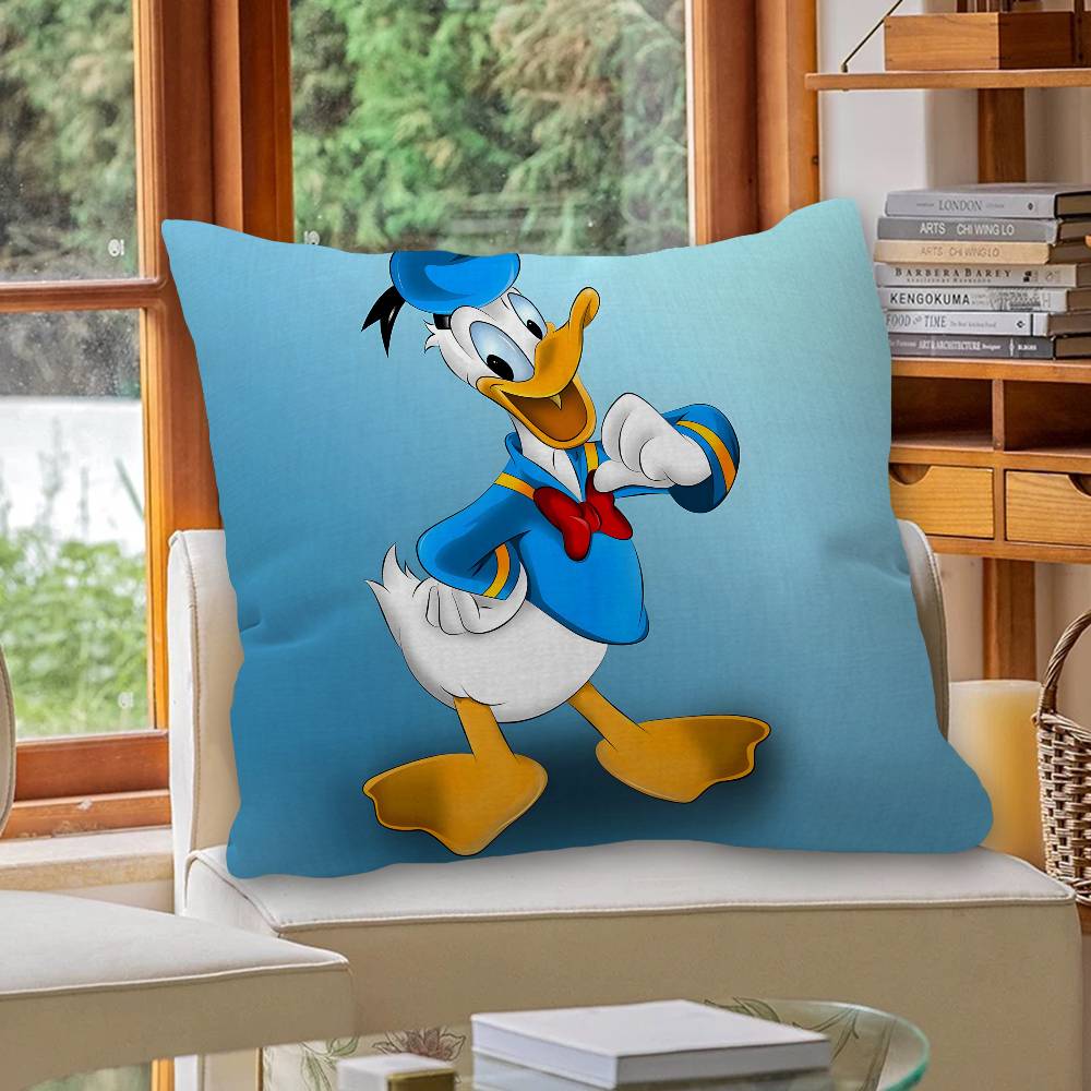 D-Donald D-Duck Personalized Picture Text Home Decorative Pillows Household Gifts 45x45cm