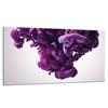 GLASS PROTECTIVE PLATE FOR STOVE 90X52 PURPLE
