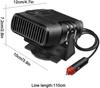 Xiraivke Car Fan Heater, Car Heater, 12 V, 120 W, Car Fan Heater, Portable