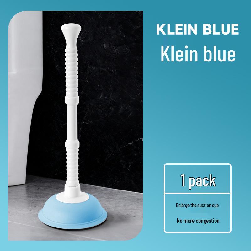 Toilet & Sewer Plunger Unclogger Tool небесно-голубой