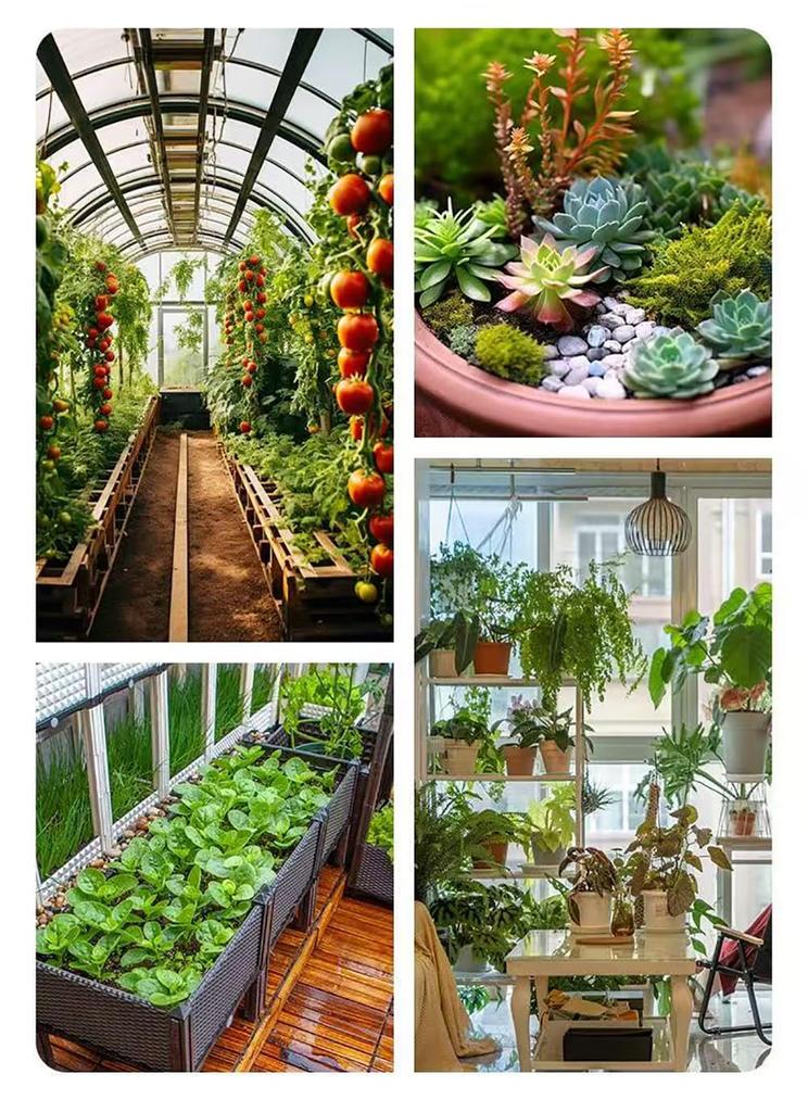 Aokson 1500W Equivalent Warm White 490 LED Ultra-Thin Full Spectrum Grow Light, Supplements Light for Insufficient Light, Perfect for Home Gardens, Ve