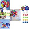 Children's Indoor Dartboard Set With Large Double-sided Target And Sticky Balls For Fun And Learning