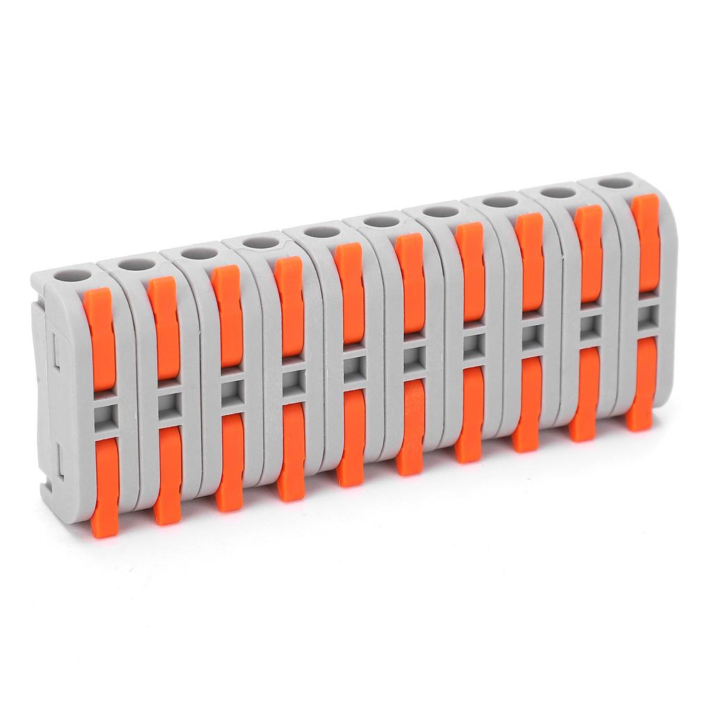 20Pcs Wire Conductor Connector  LeverNut 1in1out Fast Lighting Terminal Block