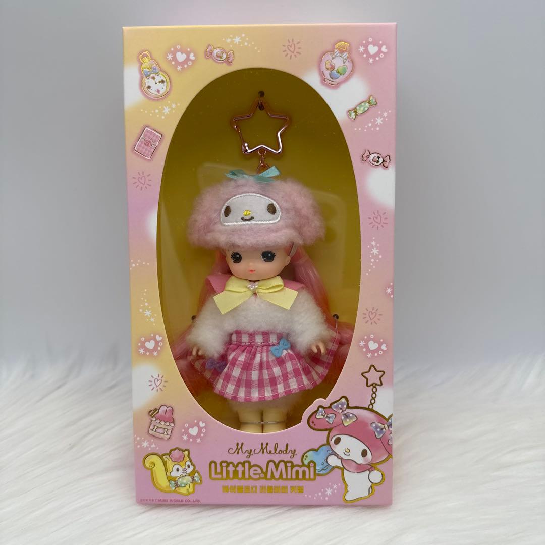 

[USED] Korea Exclusive Sanrio Little Mimi Collaboration Doll Keychain ILLIT Wonhee