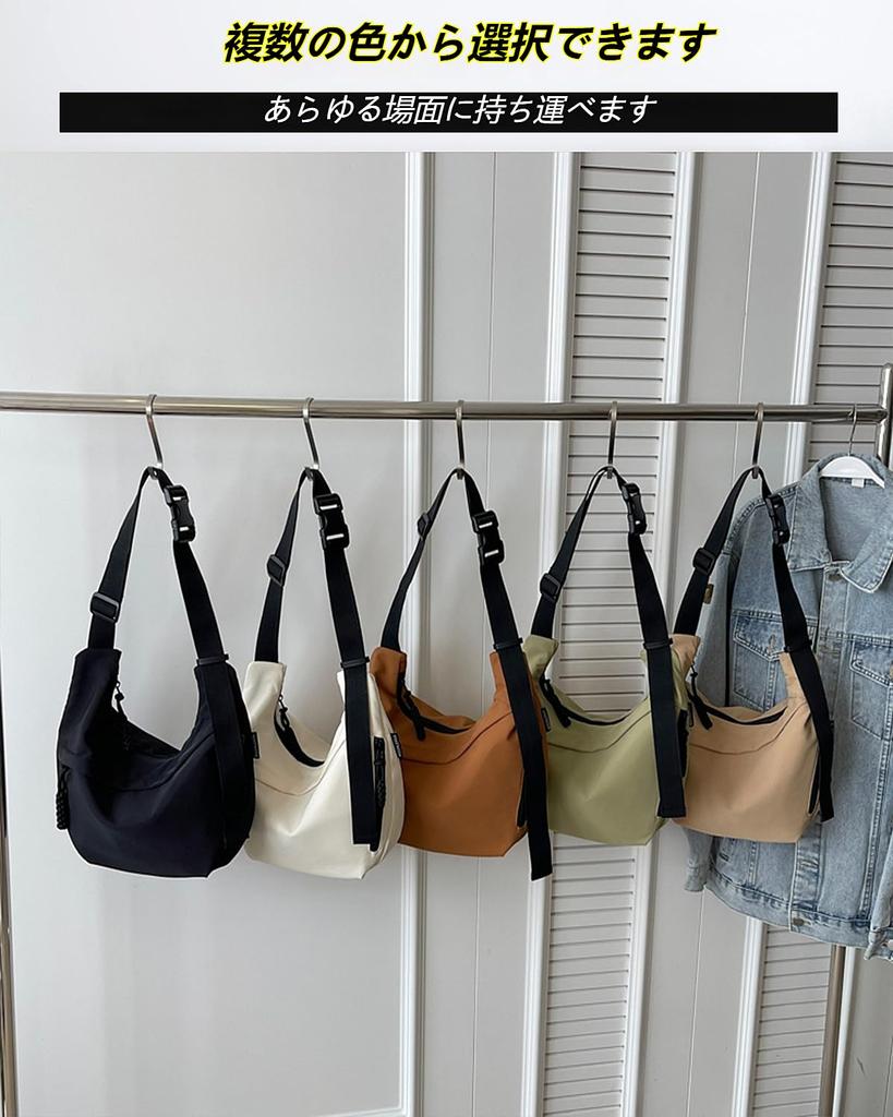 Ruenfon Shoulder Crossbody Large Perfect for and Business Popular and Stylish Bag, Bag, Capacity, Waterproof, Water-Resistant Zipper, Lightweight,