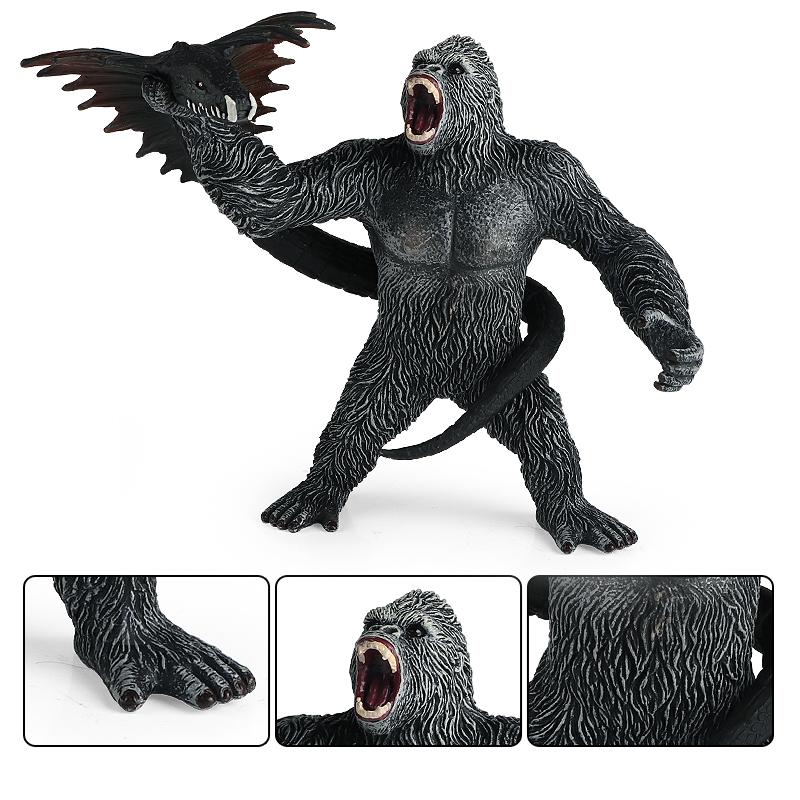 Oenux New Jurassic Indominus Rex Indoraptor King Kong Action Figures Savage Velociraptor Dinossauro World Animals Model Kid Toy