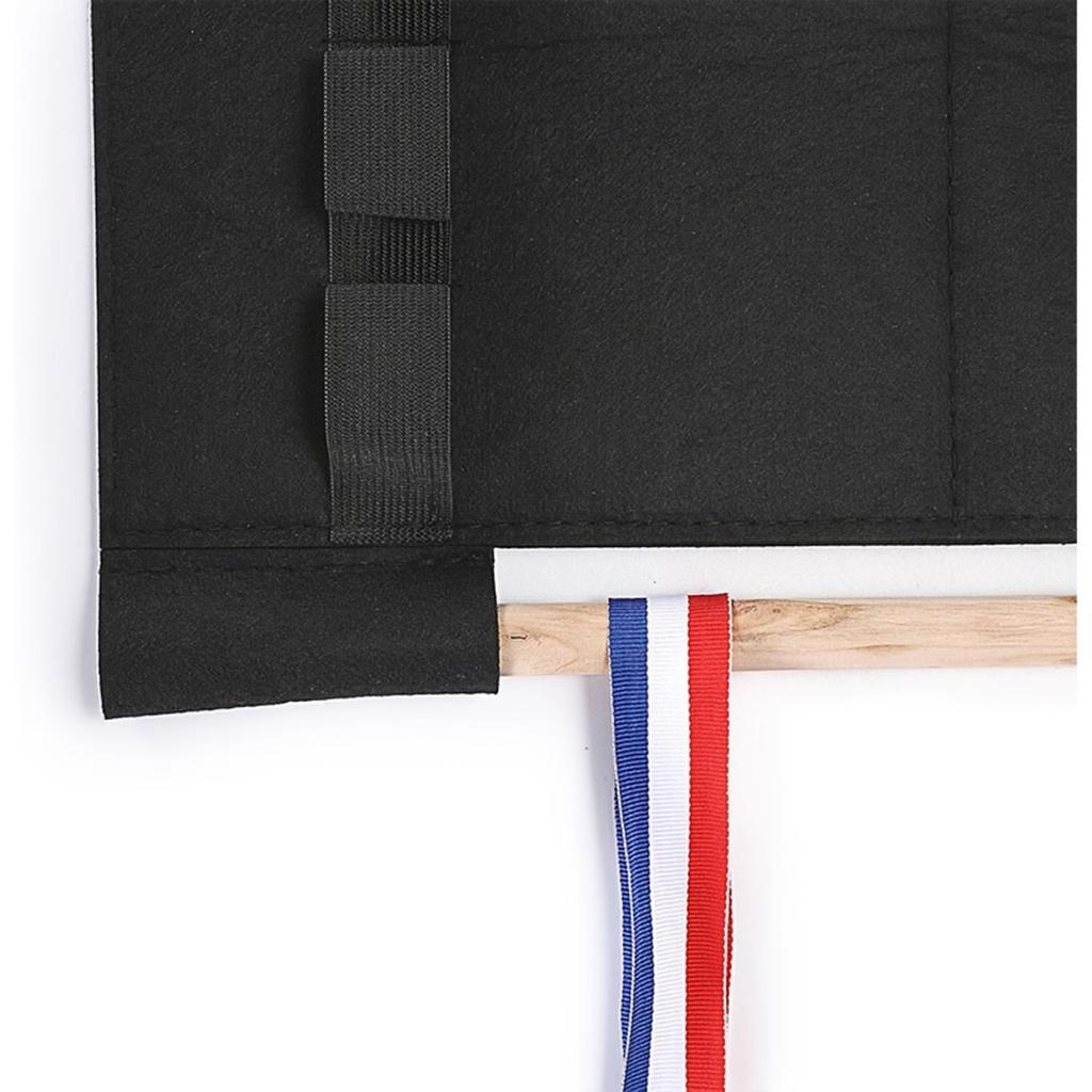 Portable karate belt display stand, with hanging medal sticks, lightweight hanging taekwondo belt display stand storage rack