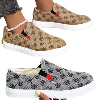 Damskie Sneakersy Gorące Casualowe Buty Płócienne dla Kobiet do Chodzenia Wsuwane Loafersy Moda Outdoor Płaskie Sneakersy Damskie Zapatos De Mujer