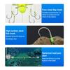Est 1Pcs Hook Fishing Bait Cage Four Hook Carbon Steel Line Group Feeder Sinker Float Sharp Fishing Spring Bait Cage Tools