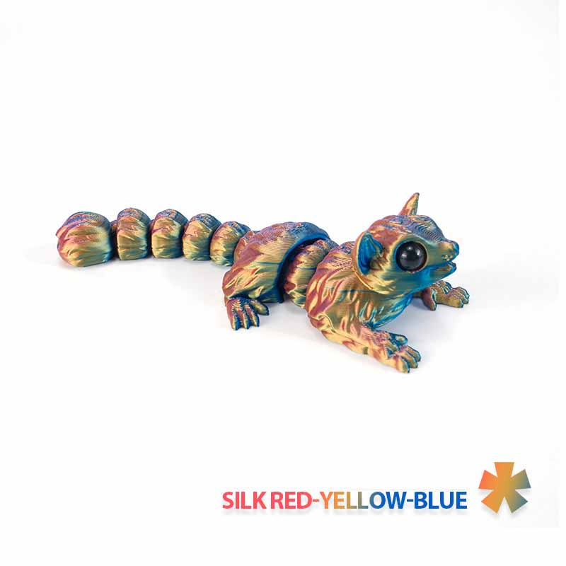 Cute 3D Printing Flying Squirrel Toy Simulation Squirrel Animal Joints Movable Creative Fun Home Decorations Collection Crafts