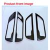 Car interior handle Decorative frame Black For Toyota Grand Highlander 2024-2026