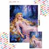 Princess Rapunzel Diamond Painting Art Mosaic Kit Handmade diy5D Home Decor Gift