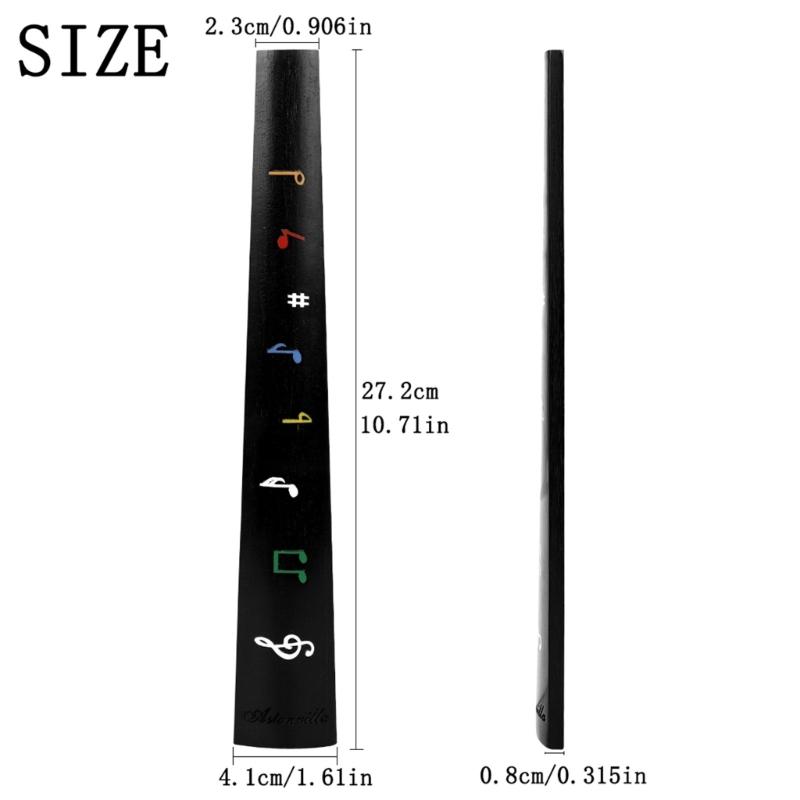 4/4 Size Violin Fingerboard Fiddle Replacements Finger Board Ebony Violin Neck Pad Violin Fingerboard Violin Accessory
