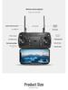 E88 Faltbare Drohne mit Dual-4K-Kameras und Fernbedienung