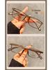 High Prescription Myopia Glasses: Ultra-Light, Anti-Slip Square Frames for Women with Small Faces