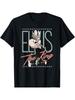 Presley Vintage T-Shirt - Classic Fit, Crew Neck, Short Sve, Black