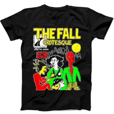 The Fall Grotesk Punk Rock Musik Geschenk Schwarzes T-Shirt 419